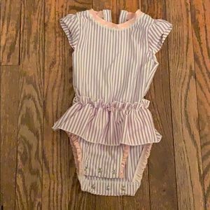 Ruffle butt swimsuit 12-18 month girl